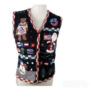 Designer Originals Studio Fa La La Christmas Vest